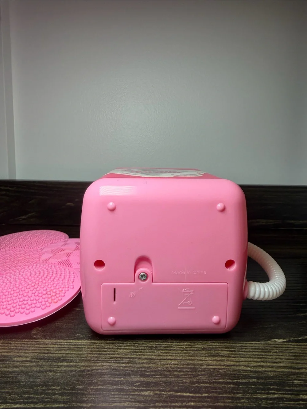 Pink Mini Makeup Washing Machine + Cleanser Set
